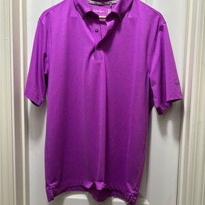 Walter Hagen Vibrant Purple Men's Polo Shirt Size M Preppy classic
